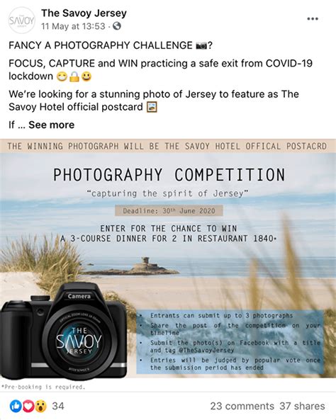 facebook photo contest examples.